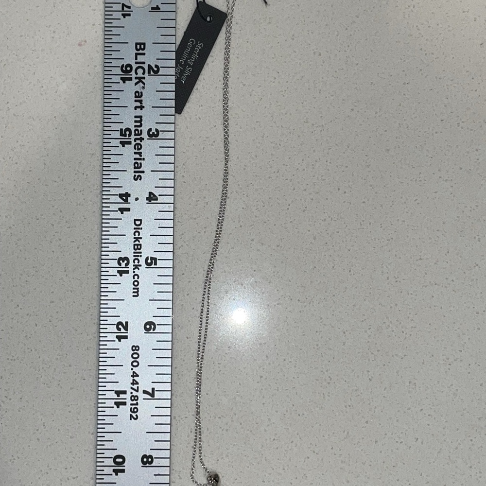 Jade and sterling silver necklace NWT